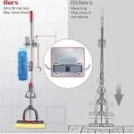 1 Slot Broom Holder MOP Hook