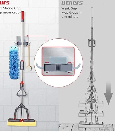1 Slot Broom Holder MOP Hook