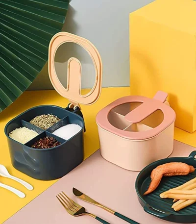 4 Compartment Spices Box