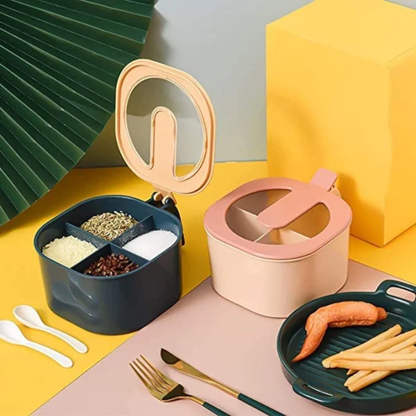 4 Compartment Spices Box